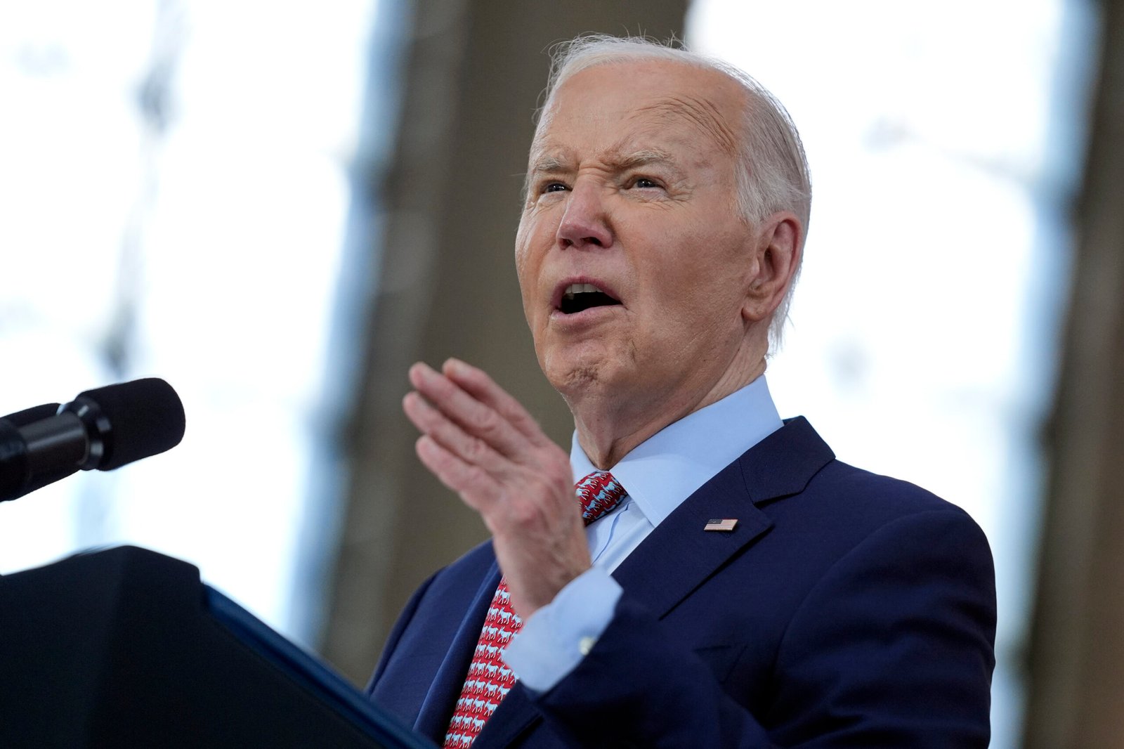 President Joe Biden speaks during a campaign event at Girard College, Wednesday, May 29, 2024, in Philadelphia. | Evan Vucci/AP IMAGE