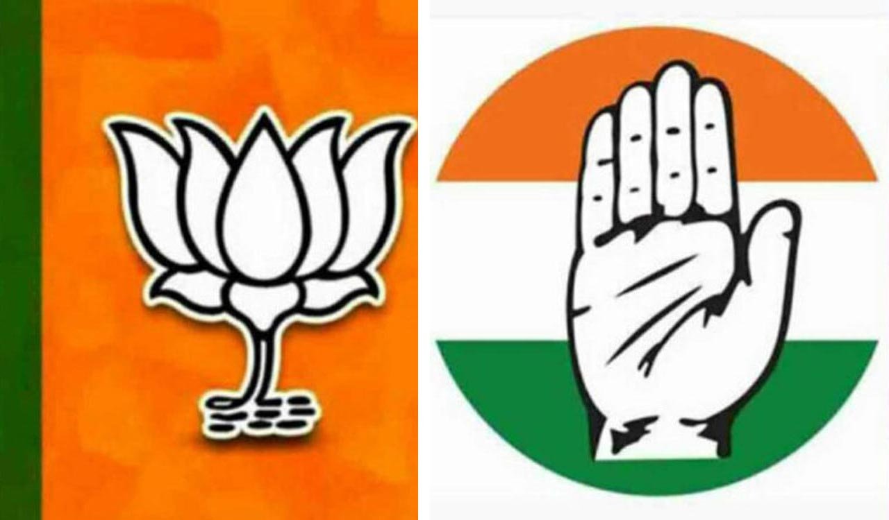 BJP, Congress tie in Telangana: IMAGE